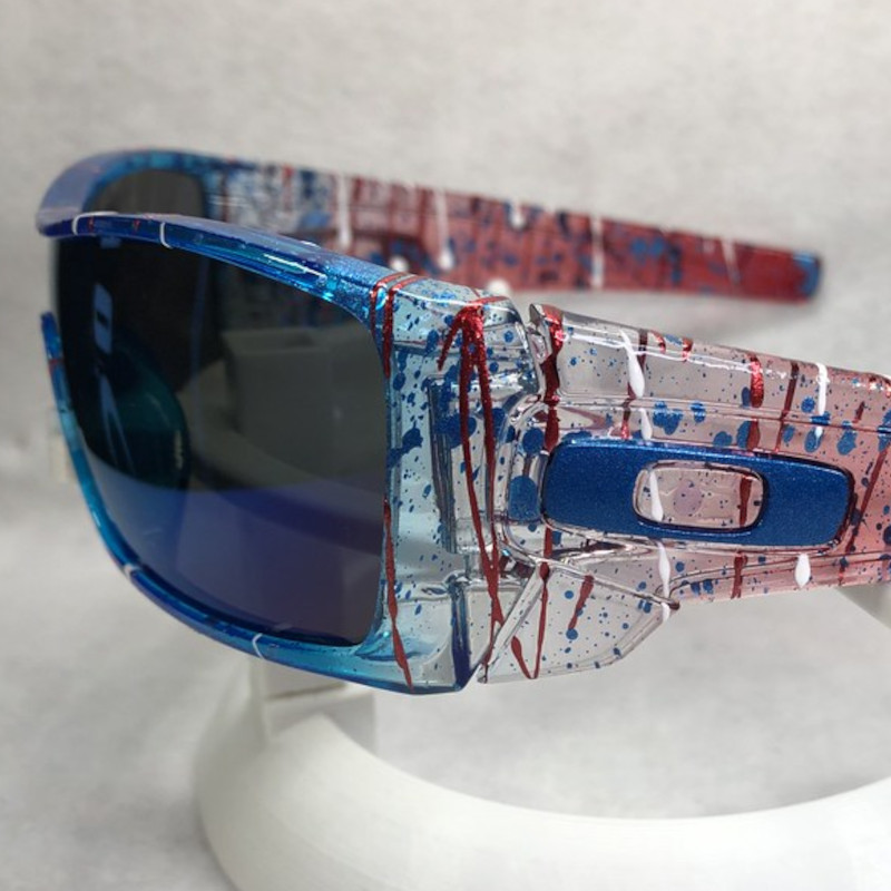 Red White Blue Splatter